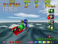 une photo d'Ã©cran de Wave Race 64 sur Nintendo 64